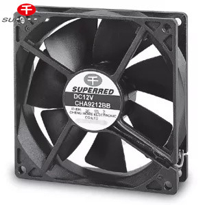 92x92x25mm DC ψυκτικός ανεμιστήρας με 22-156 CFM ροή αέρα και AWG26 καλώδιο μολύβδου