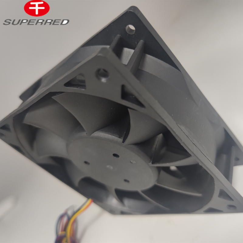 80 X 80 X 25mm 12V DC ανεμιστήρας υπολογιστή με διαστάσεις και προαιρετική έξοδο σήματος