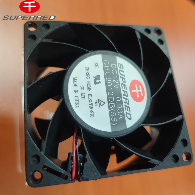 Ανθεκτική κατασκευή 12V DC CPU ανεμιστήρας 2700 - 5300 RPM ταχύτητα και ισχυρή ροή αέρα 45 CFM